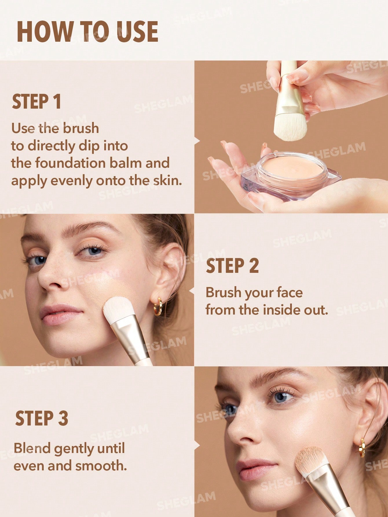 Cepillo Base SHEGLAM Valentine