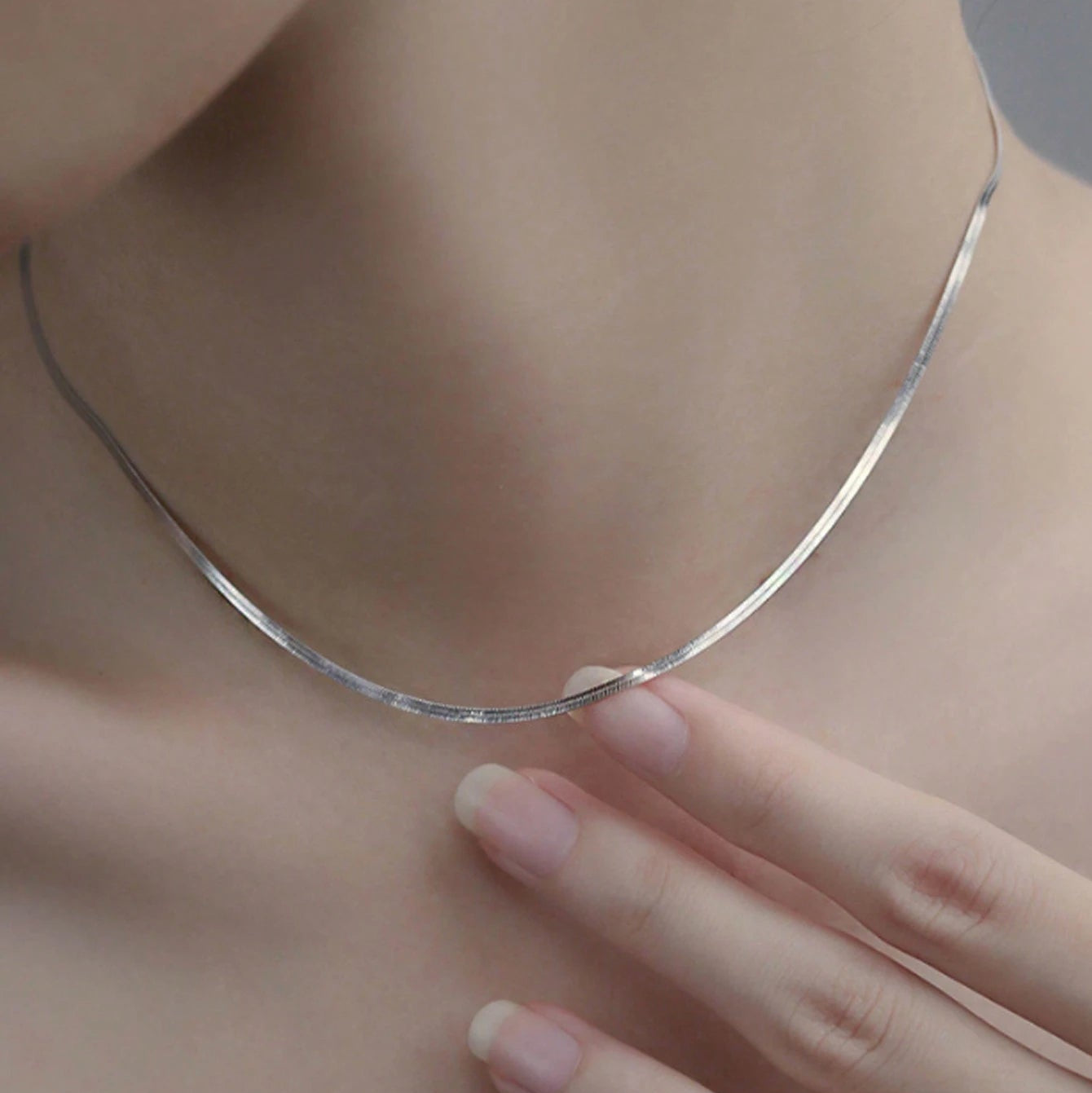 Collar de Plata Esterlina Italiana para Hombres y Mujeres