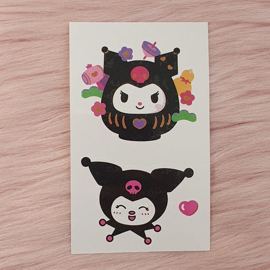 Tatuajes Temporales Kuromi Shein