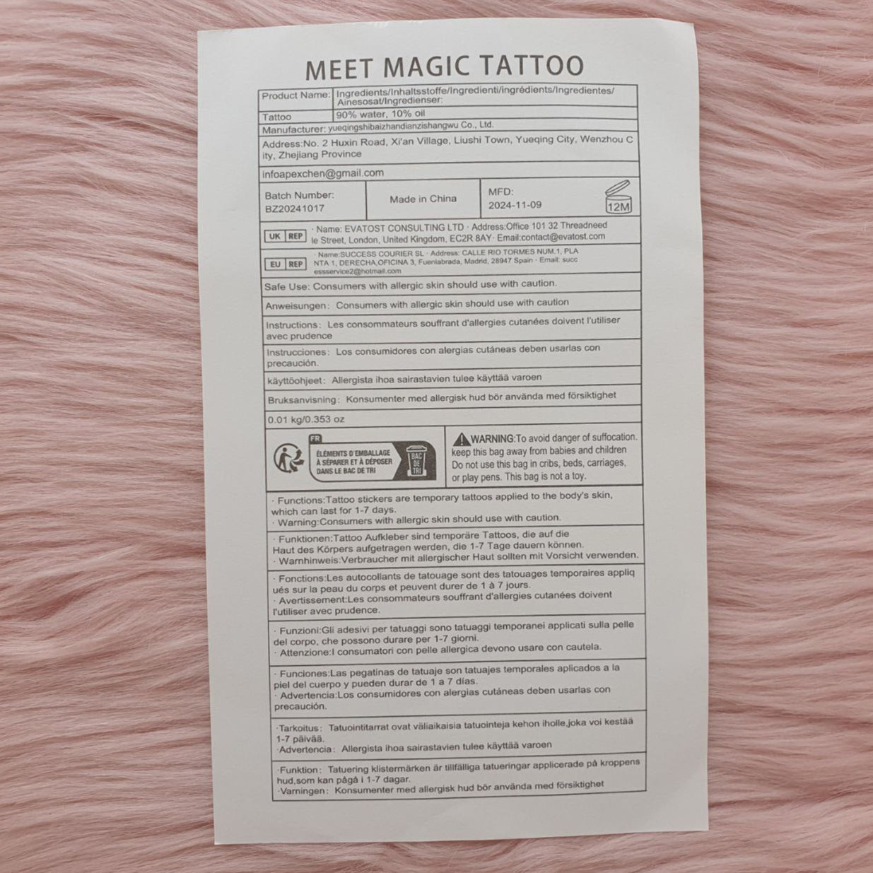 Tatuaje Temporal Serpiente Enrollada MEET MAGIC TATTOO