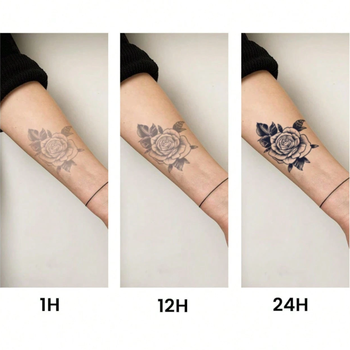 🔝 Tatuaje Temporal Serpiente y Espada INKARTLINK