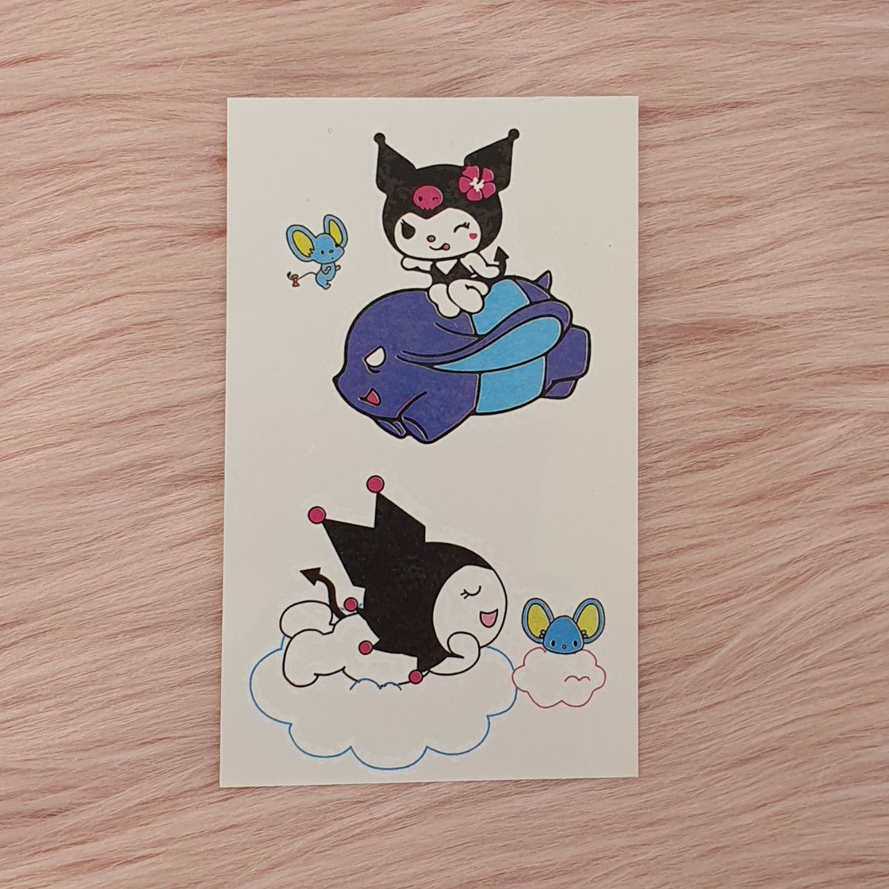 Tatuajes Temporales Kuromi Shein