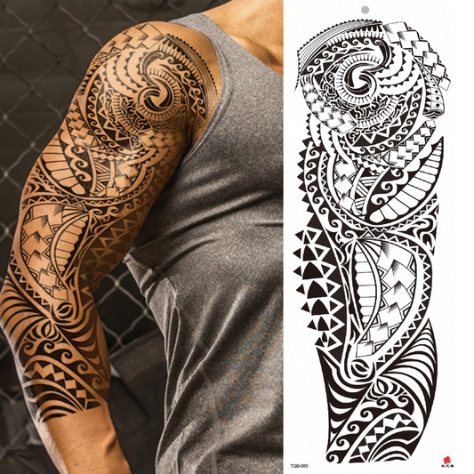 Tatuaje Temporal Brazo Maorí Shein