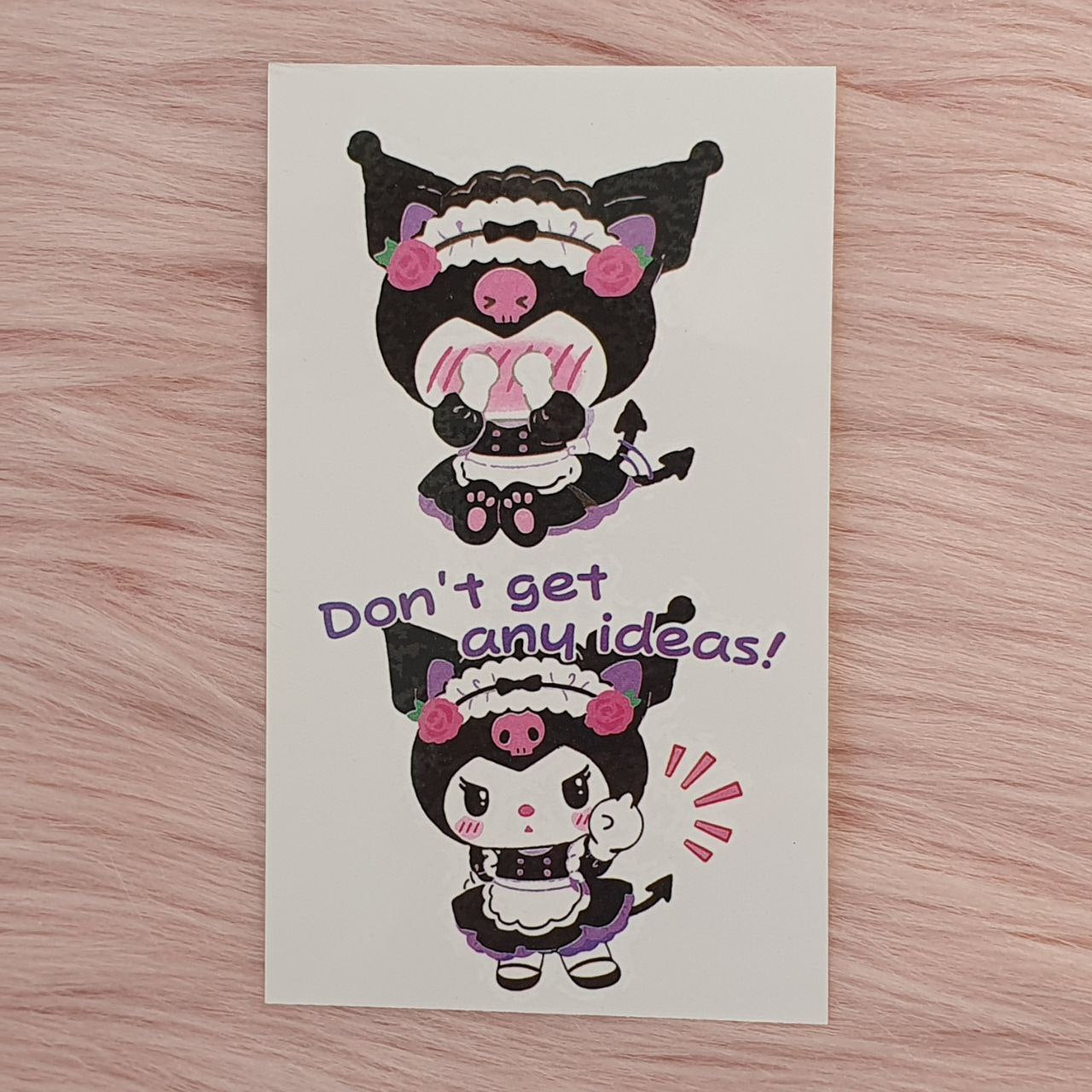 Tatuajes Temporales Kuromi Shein