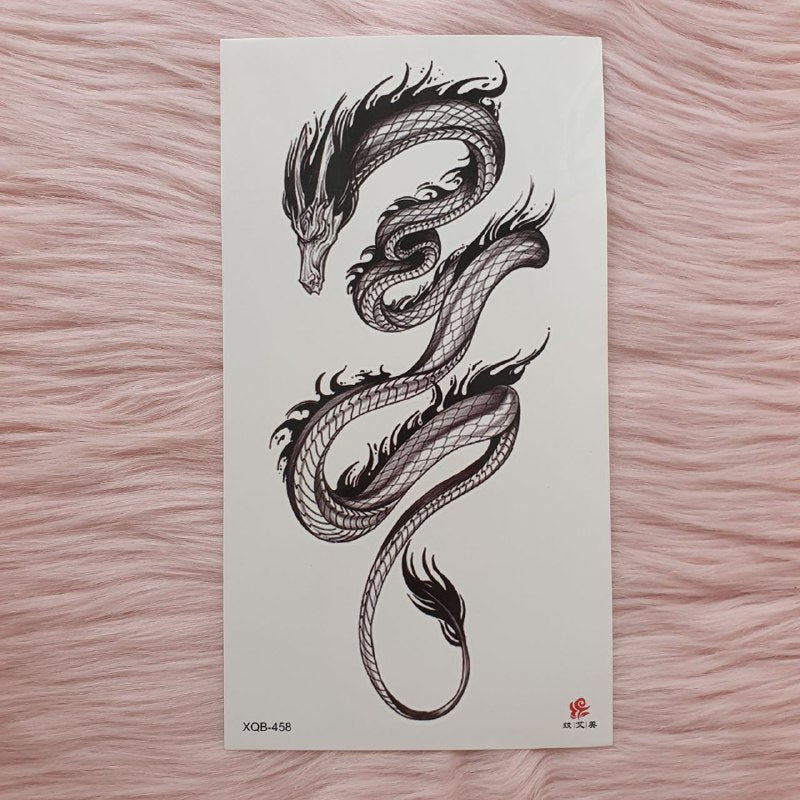 Tatuajes Temporales Dragones SHEIN