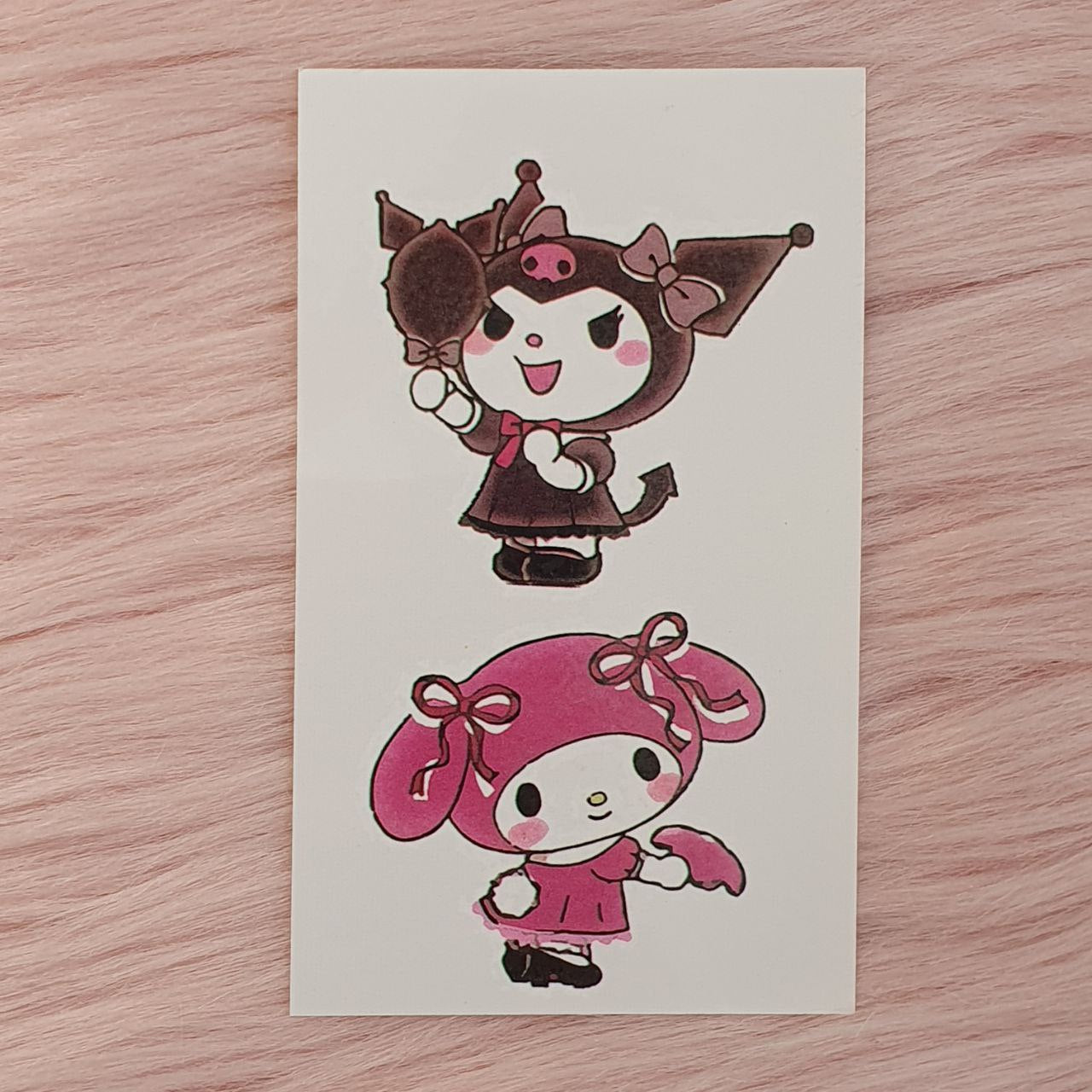 Tatuajes Temporales Kuromi Shein