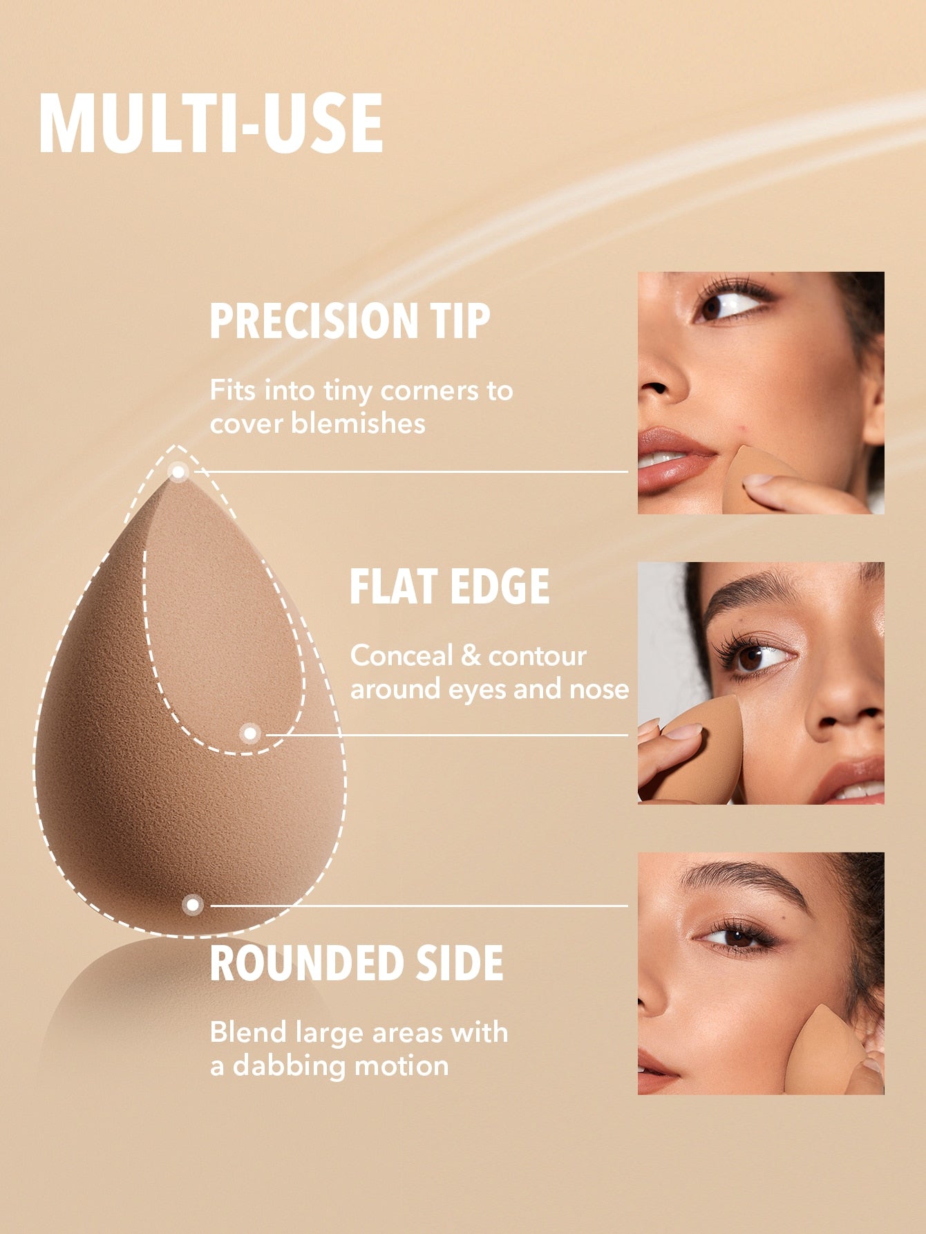 Esponja de maquillaje universal SHEGLAM