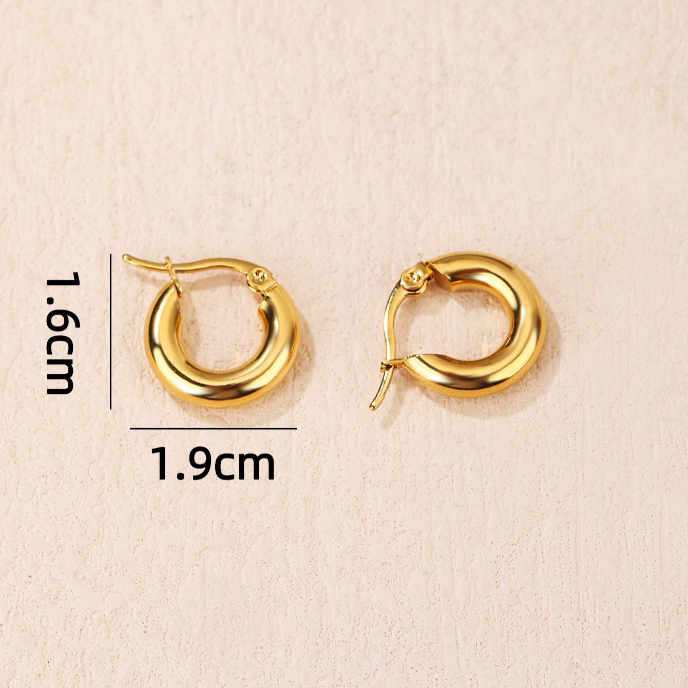 Pulseras de acero inoxidable redondas pequeñas