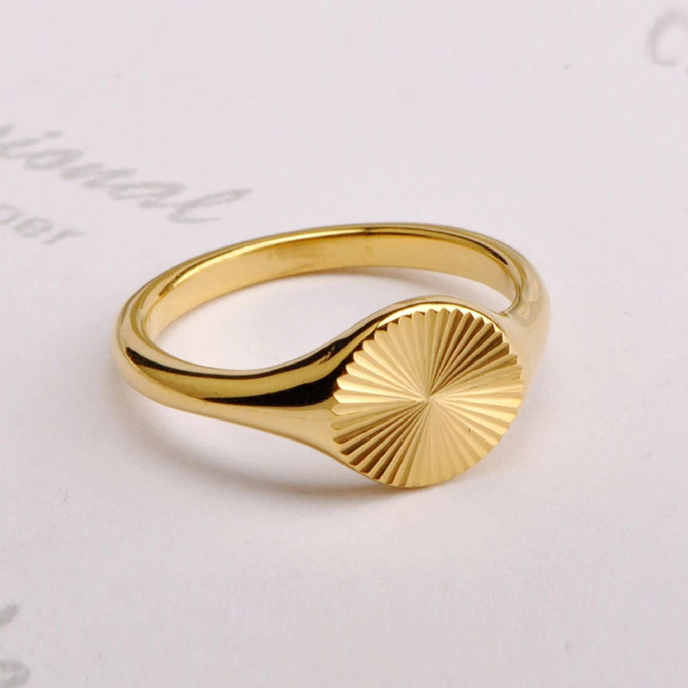 Metallic Texture Ring