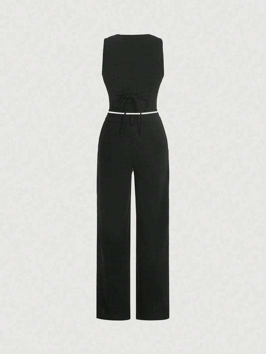 Traje de dos piezas SHEIN MOD para mujer de noche