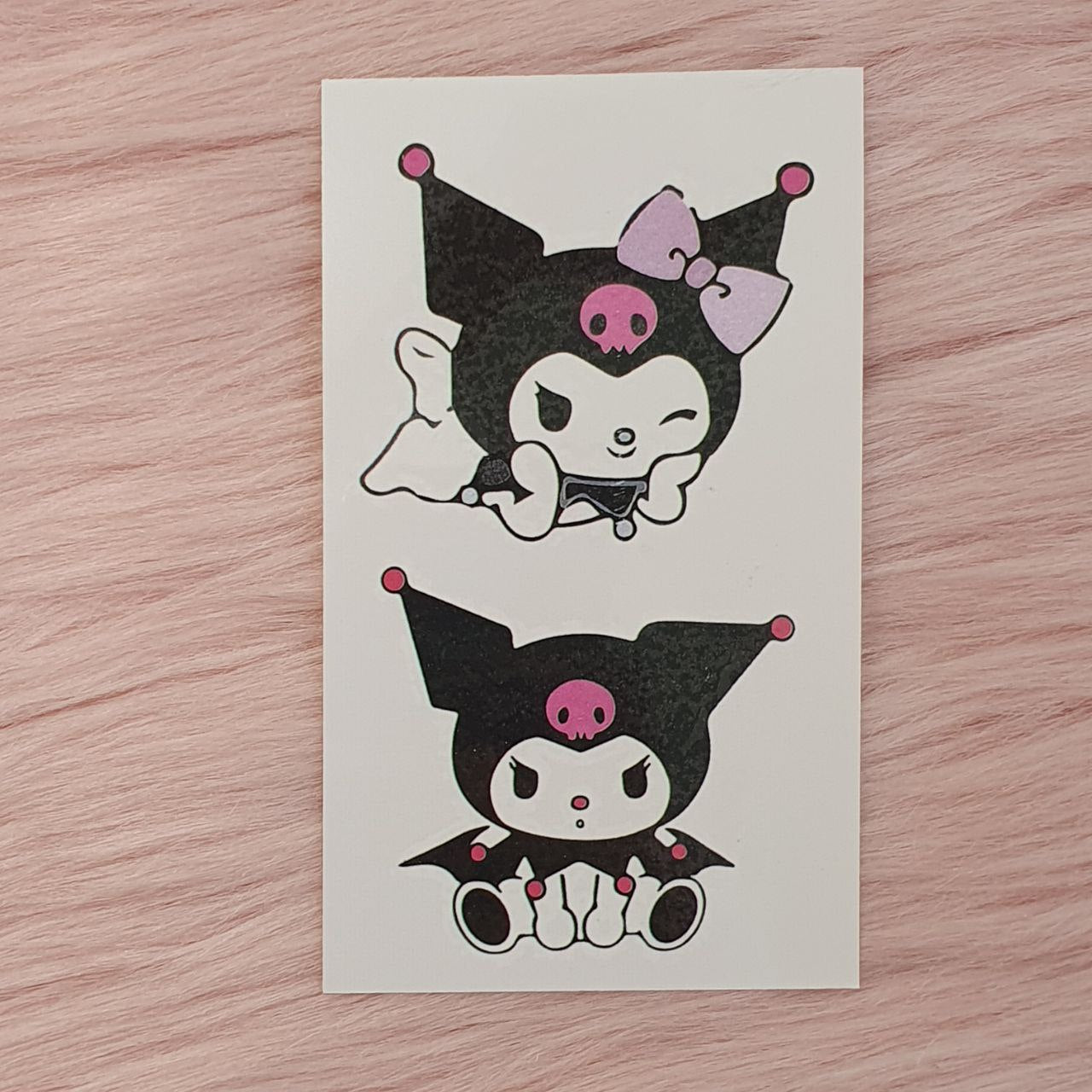 Tatuajes Temporales Kuromi Shein