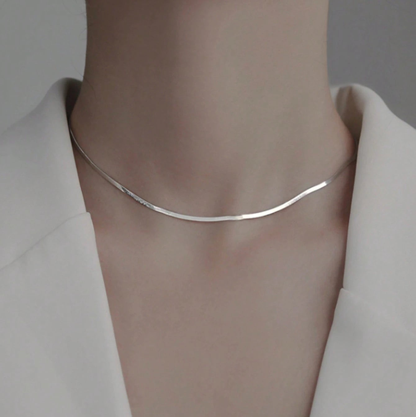 Collar de Plata Esterlina Italiana para Hombres y Mujeres