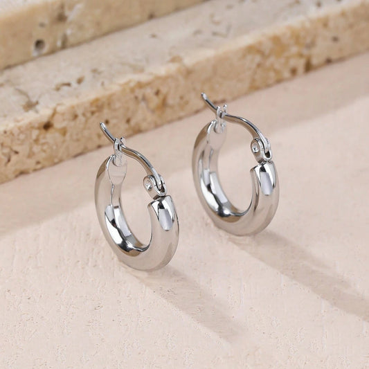 Pendientes de acero inoxidable