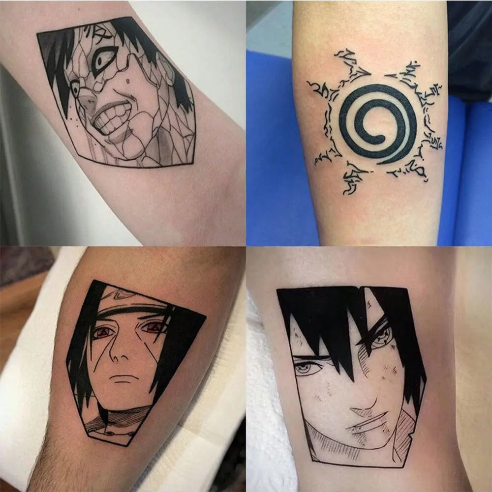 Tatuajes Naruto 20pcs Temporales