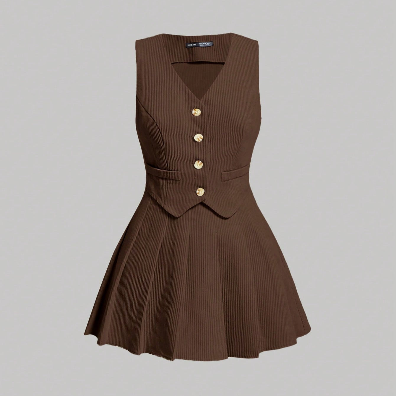 Traje de mujer sin mangas de SHEIN MOD