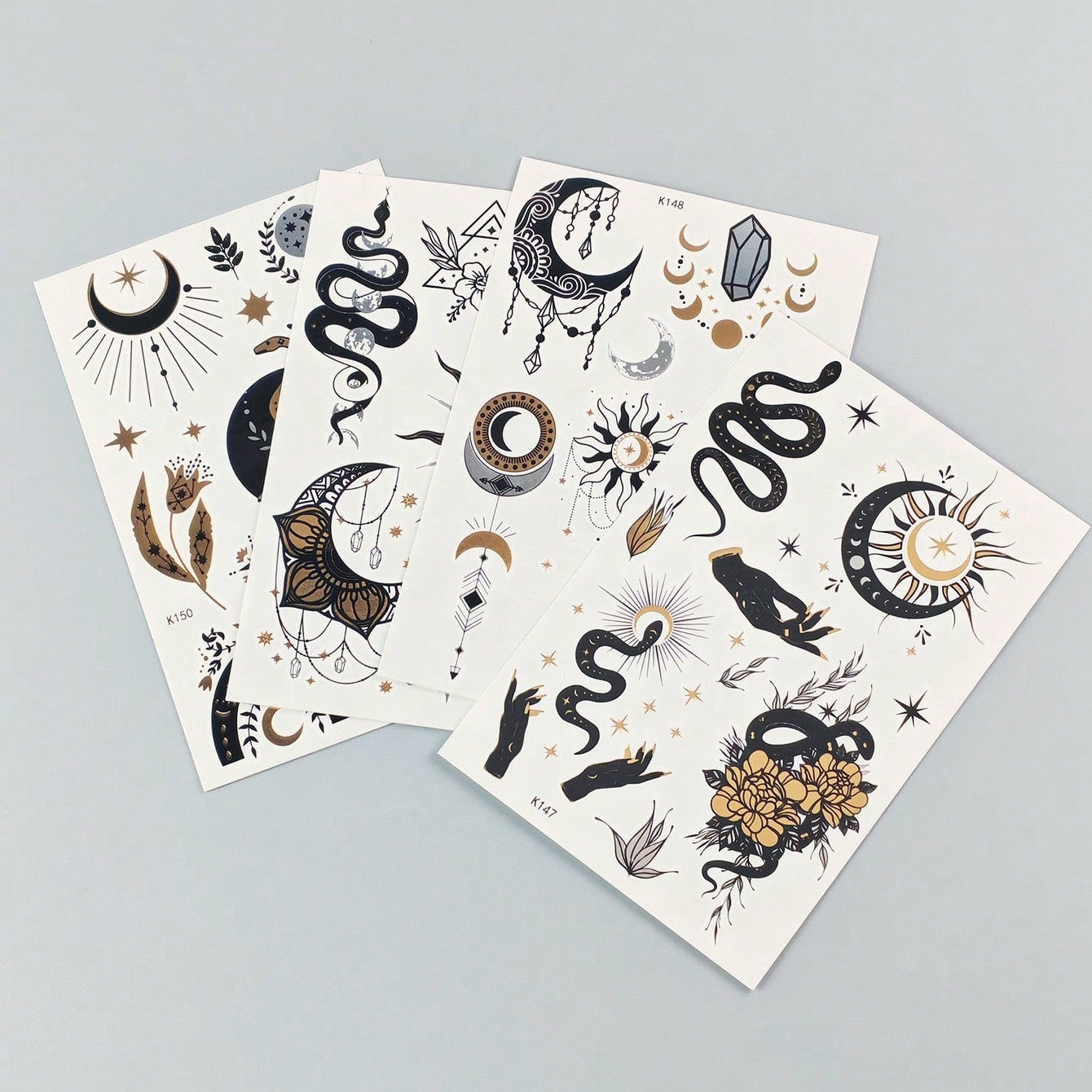 Pegatinas de Oro Temporales