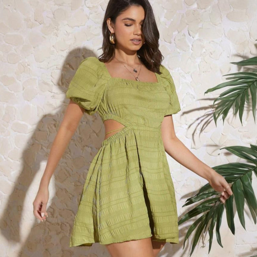 Vestido Campo Limón de Rosa