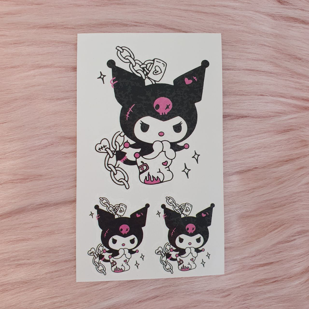 Tatuajes Temporales Kuromi Shein