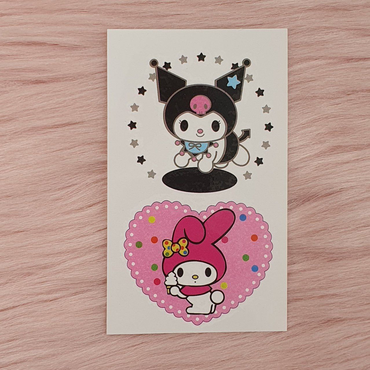 Tatuajes Temporales Kuromi Shein
