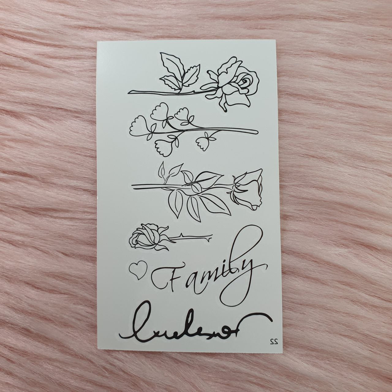 Tatuajes Temporales de Flores y más Shein