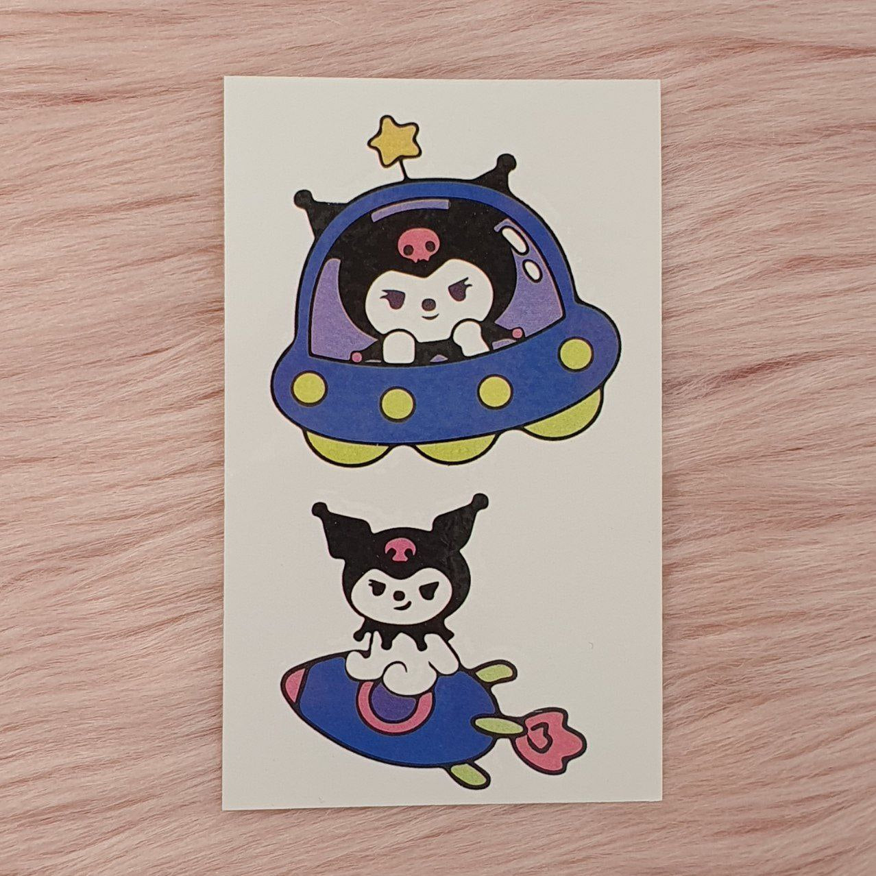 Tatuajes Temporales Kuromi Shein