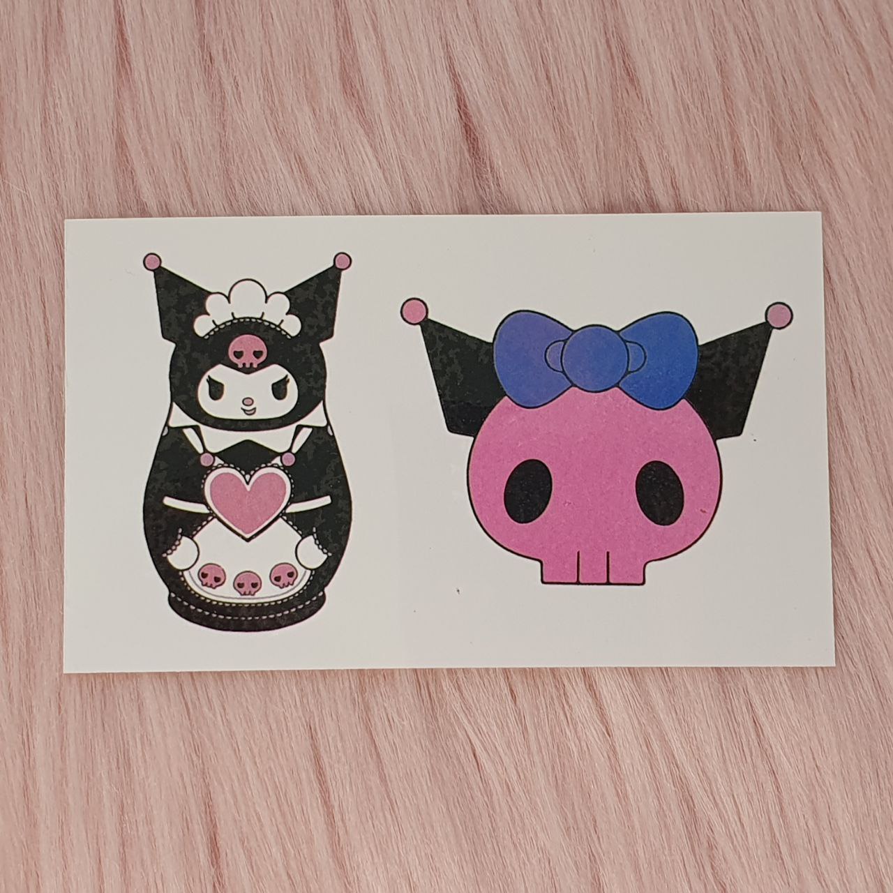 Tatuajes Temporales Kuromi Shein