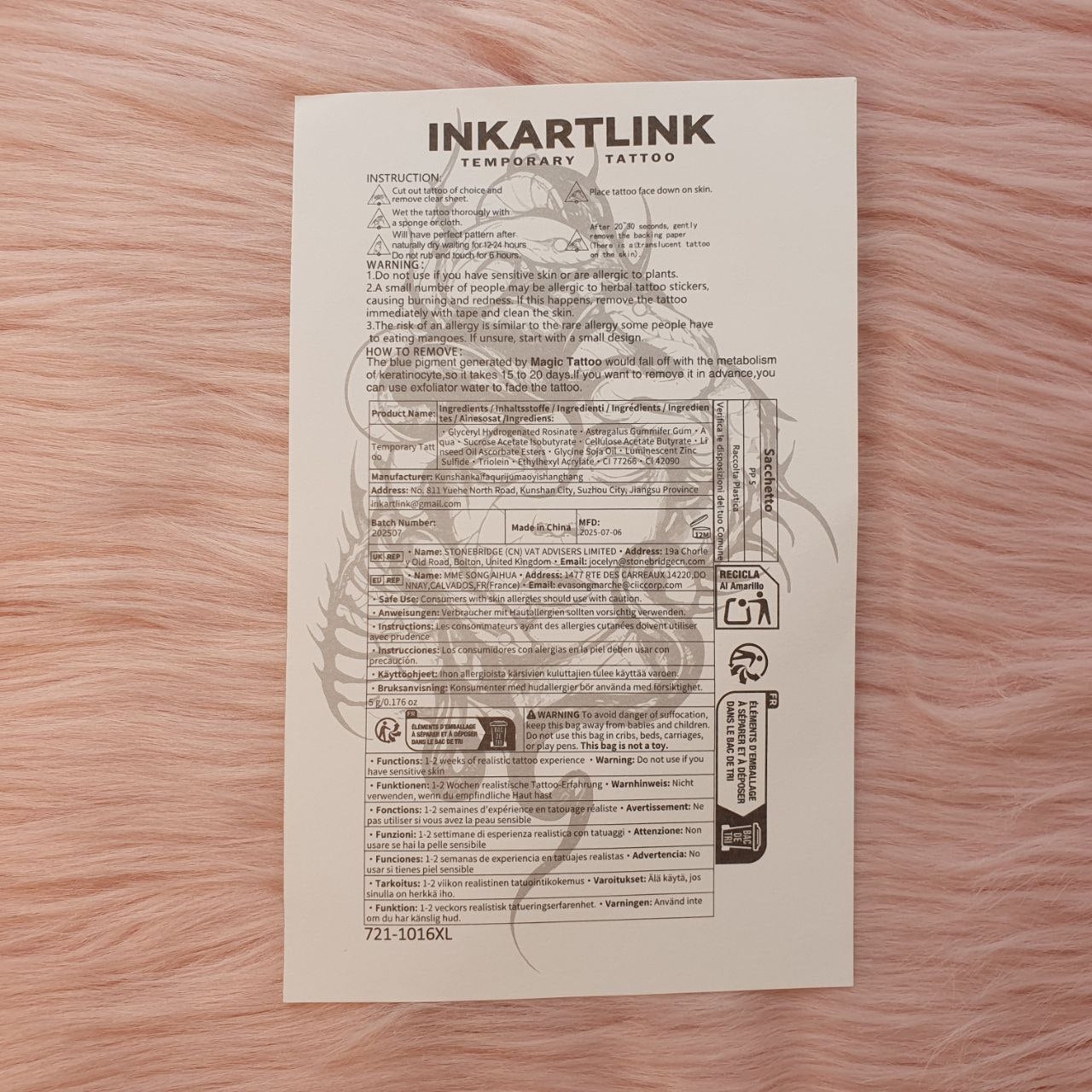 🔝 Tatuaje Temporal Medusa INKARTLINK