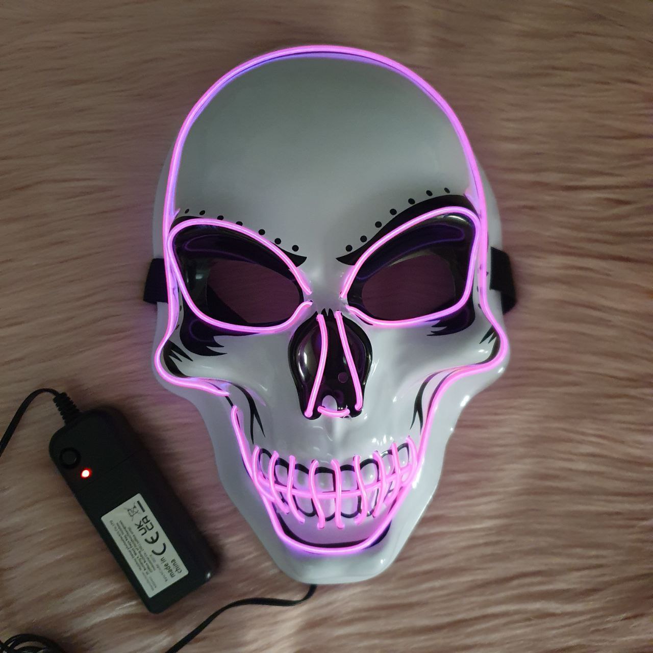 Máscara de Calavera LED Temu