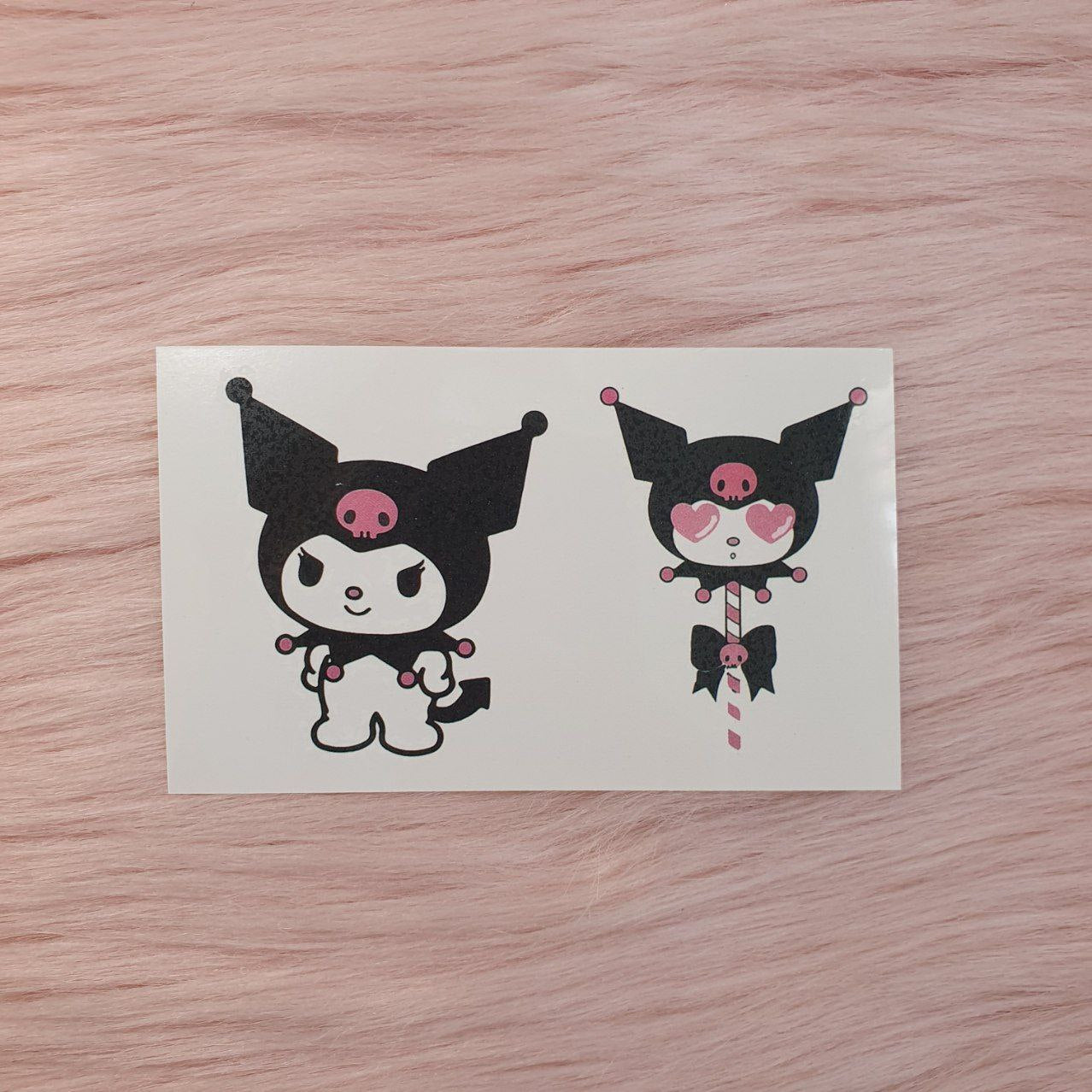 Tatuajes Temporales Kuromi Shein