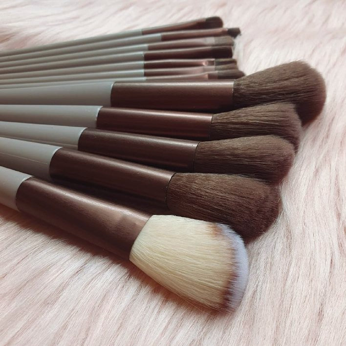 Set 13 brochas y funda Shein