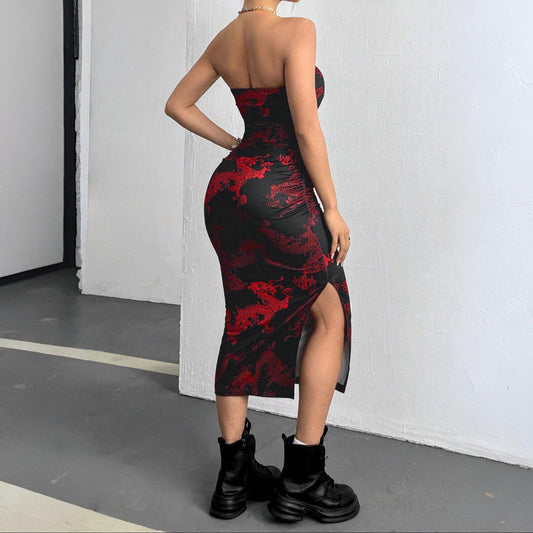 Vestido Luna Roja SHEIN ICON