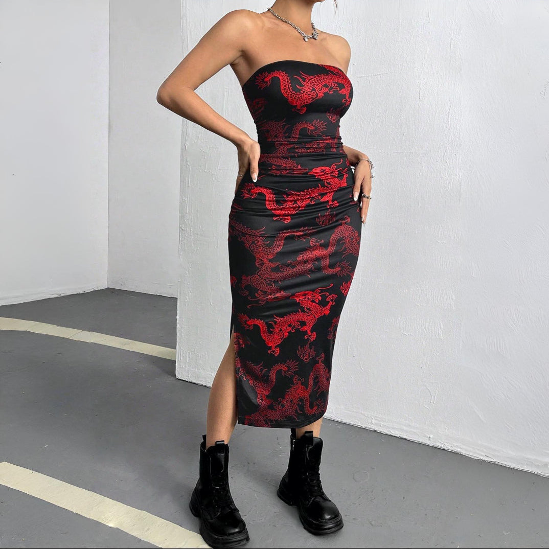 Vestido Luna Roja SHEIN ICON