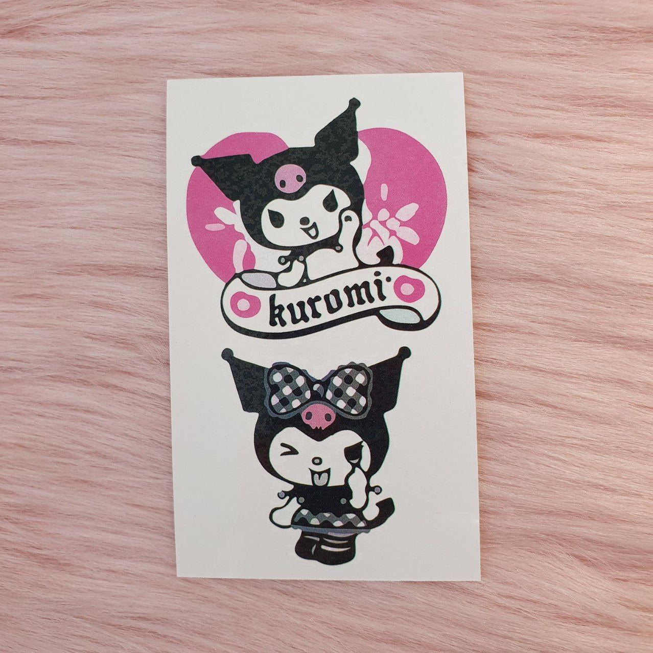 Tatuajes Temporales Kuromi Shein