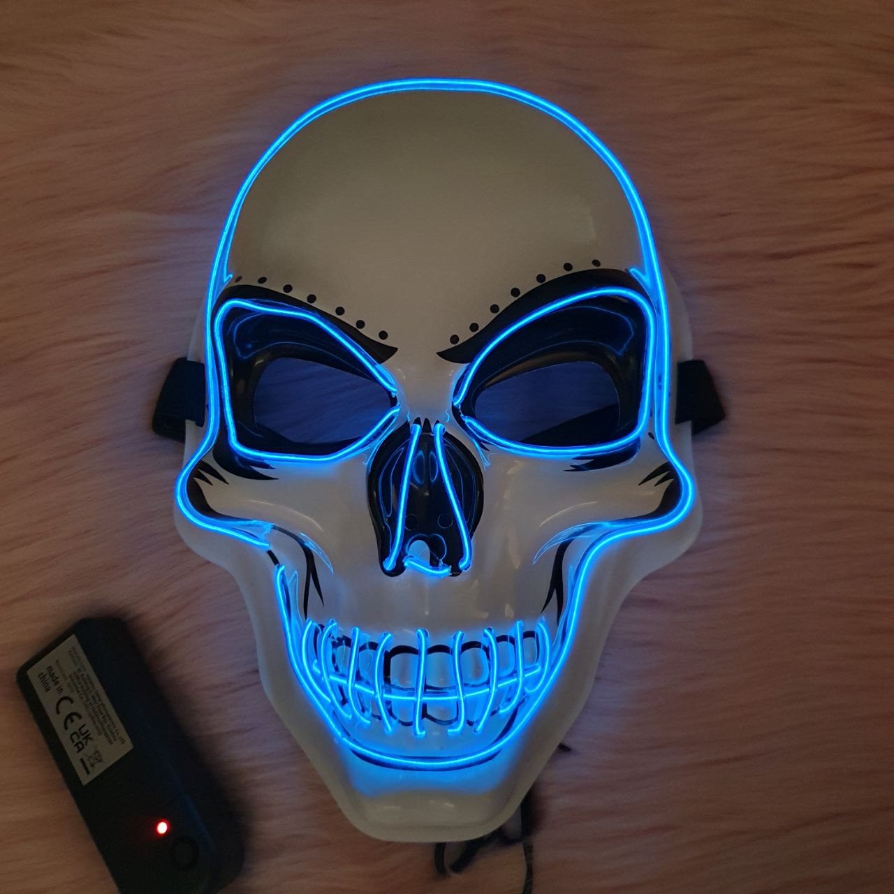 Máscara de Calavera LED Temu