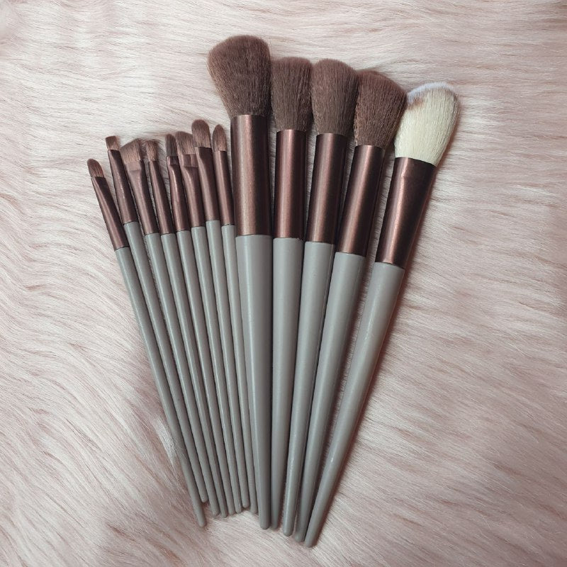 Set 13 brochas y funda Shein