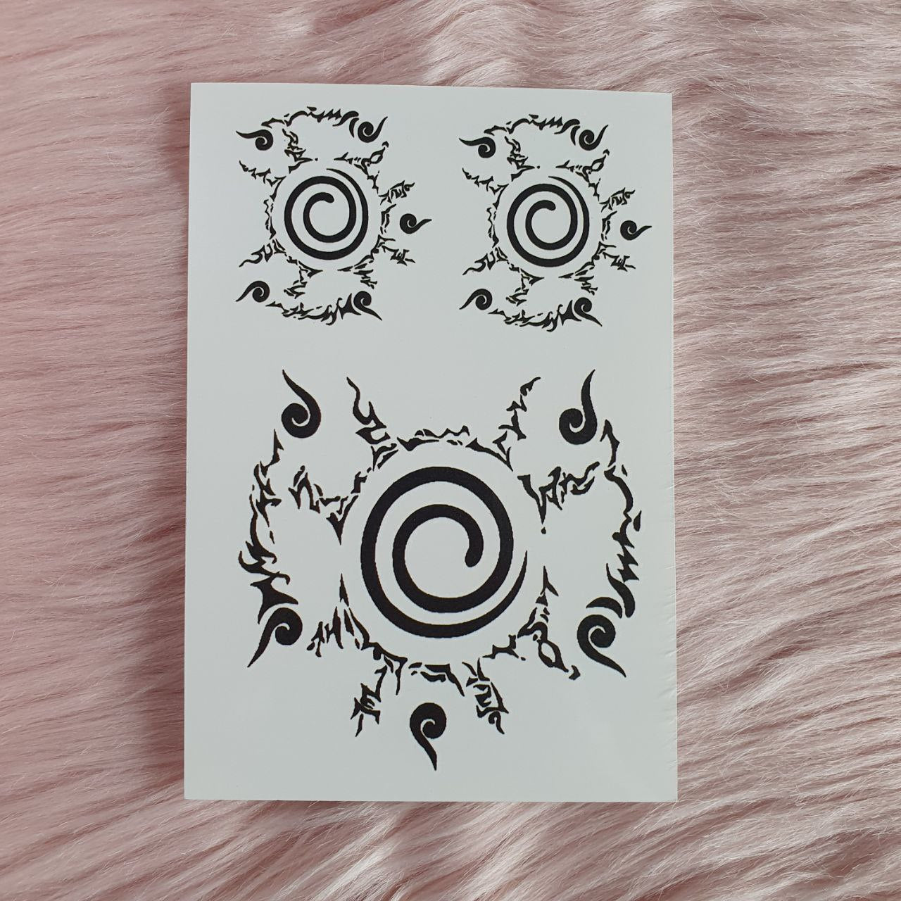 Tatuajes Temporales Naruto Shein