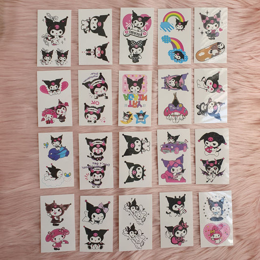 Tatuajes Temporales Kuromi Shein