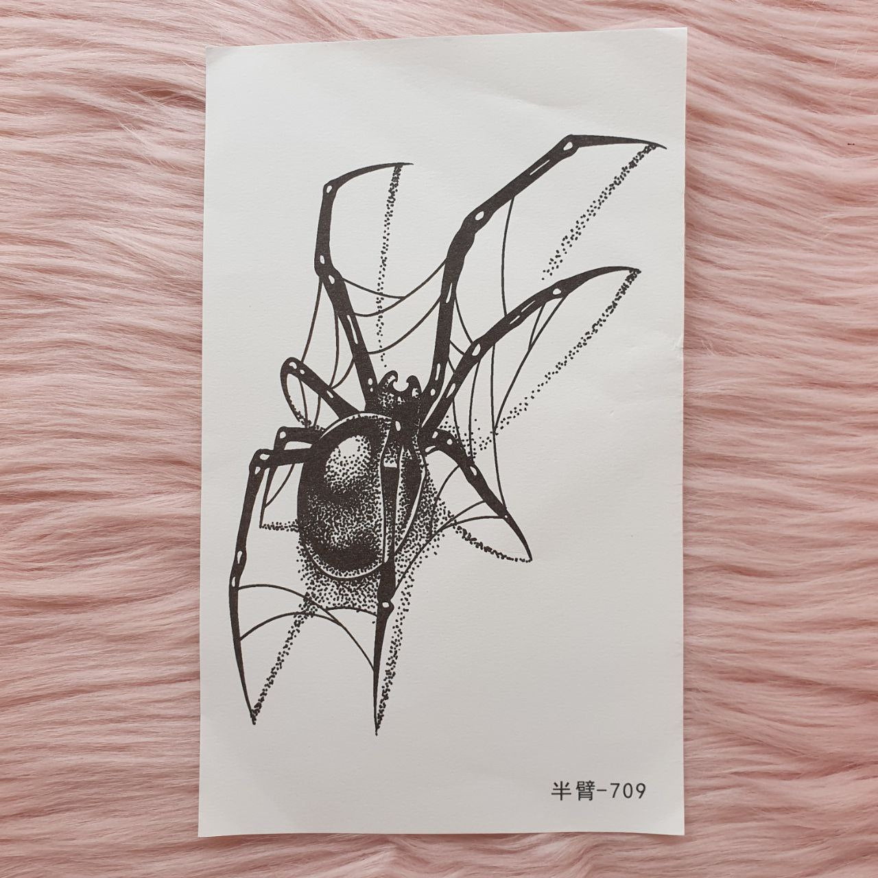 🔝 Tatuaje Temporal de Araña XM&XP Tattoos
