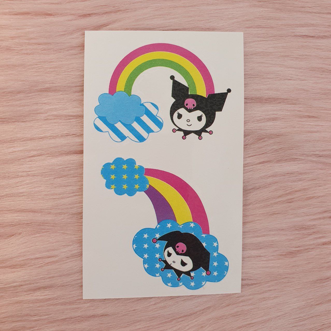 Tatuajes Temporales Kuromi Shein