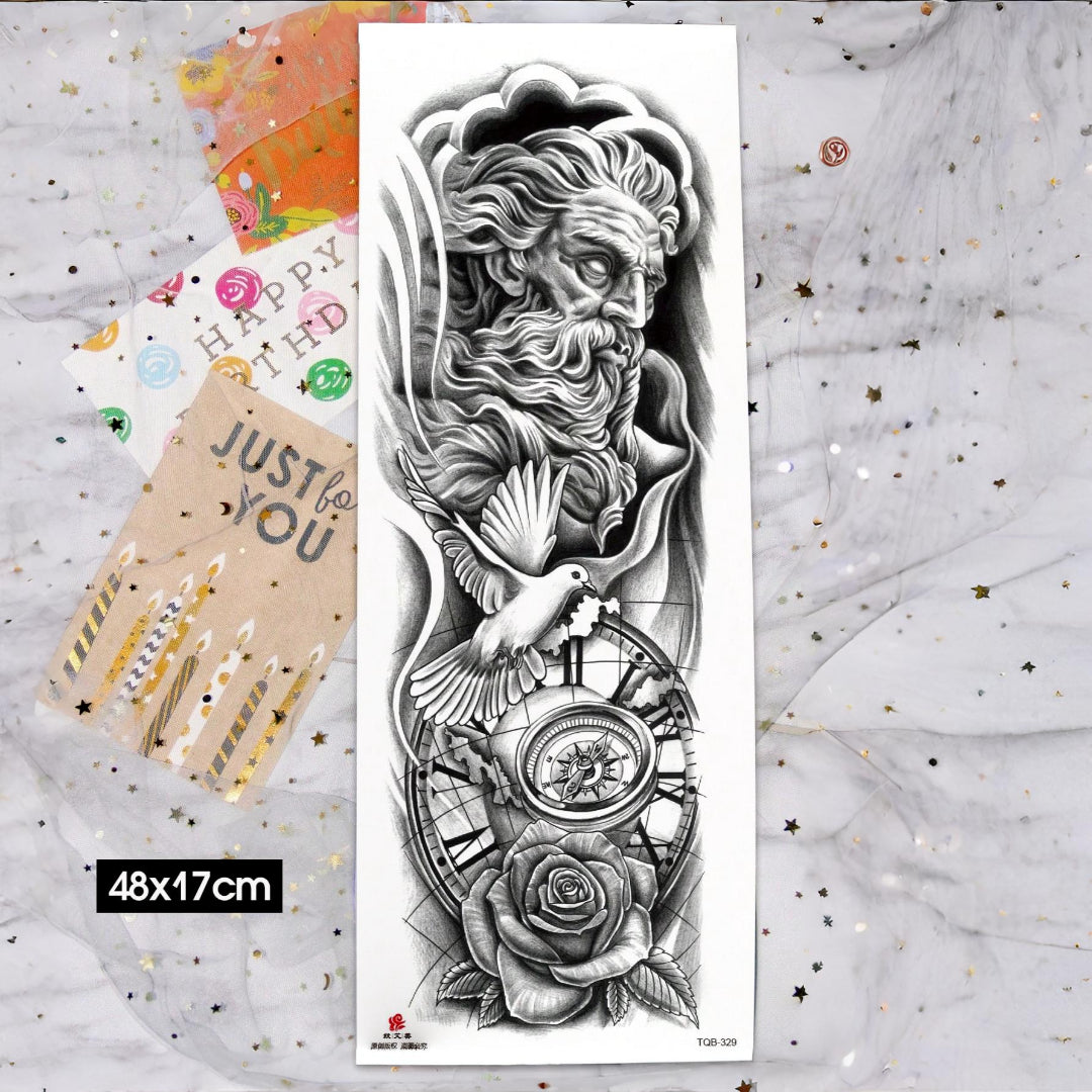 Tatuaje Temporal Brazo Crono Shein