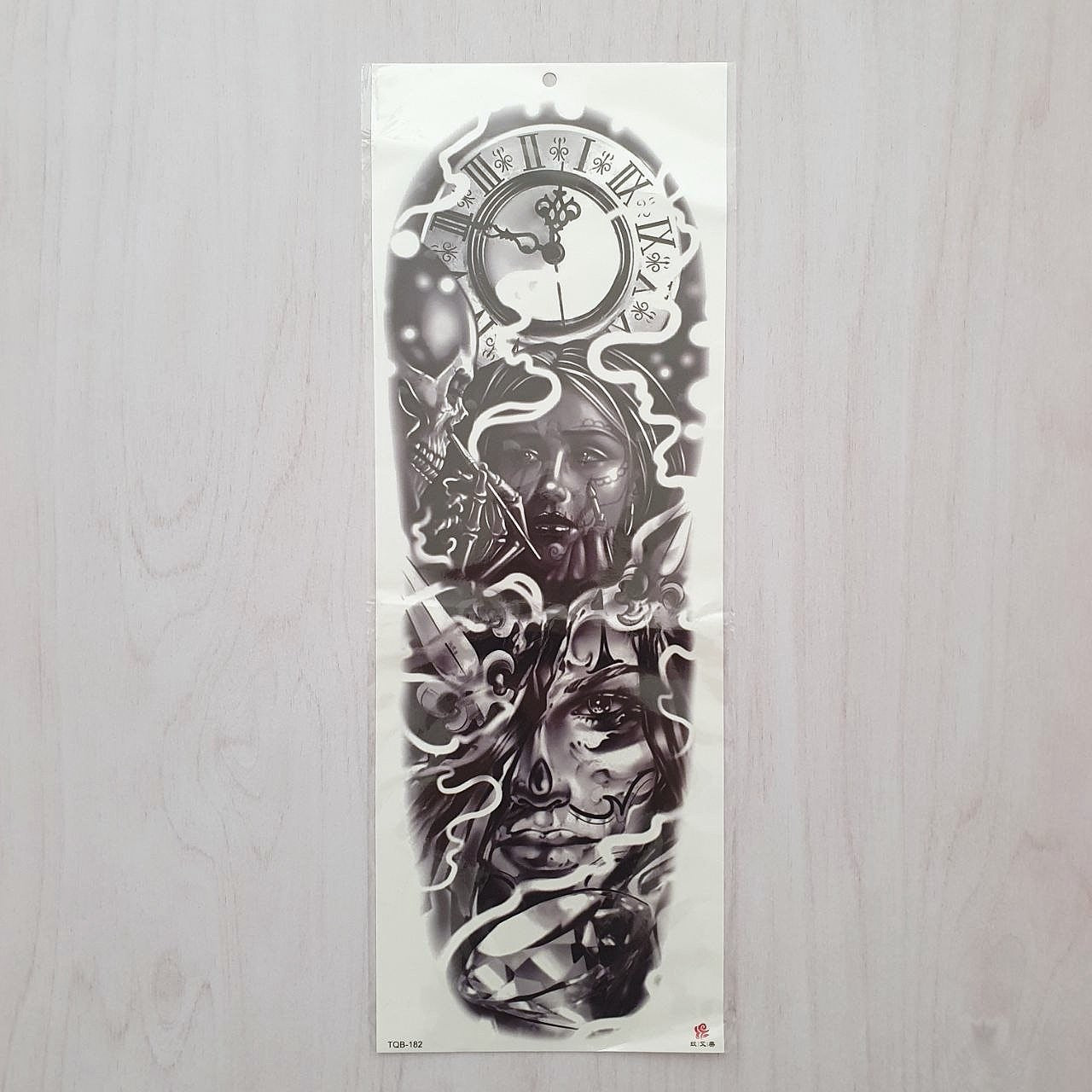 Tatuaje Temporal Brazo Reloj Shein