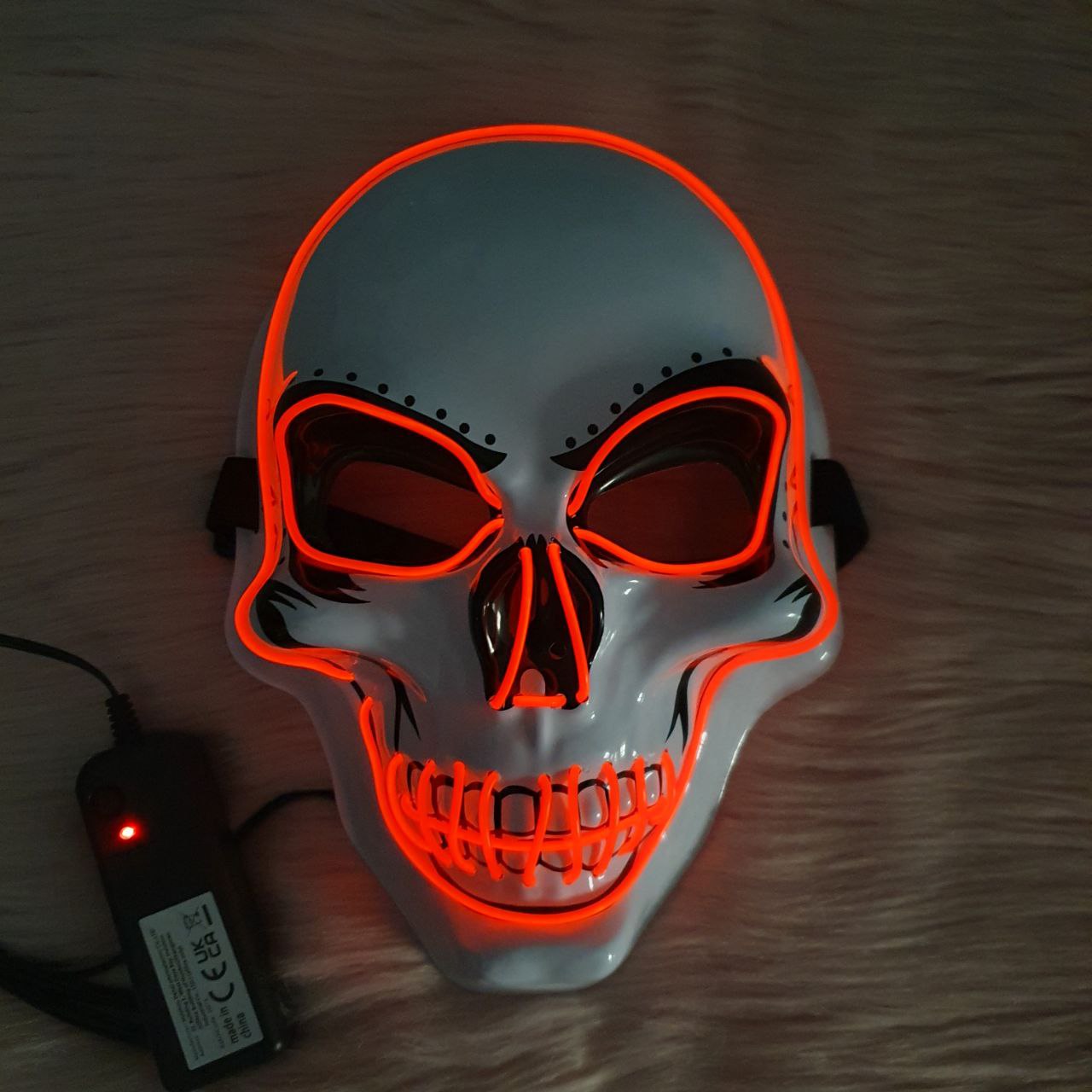 Máscara de Calavera LED Temu