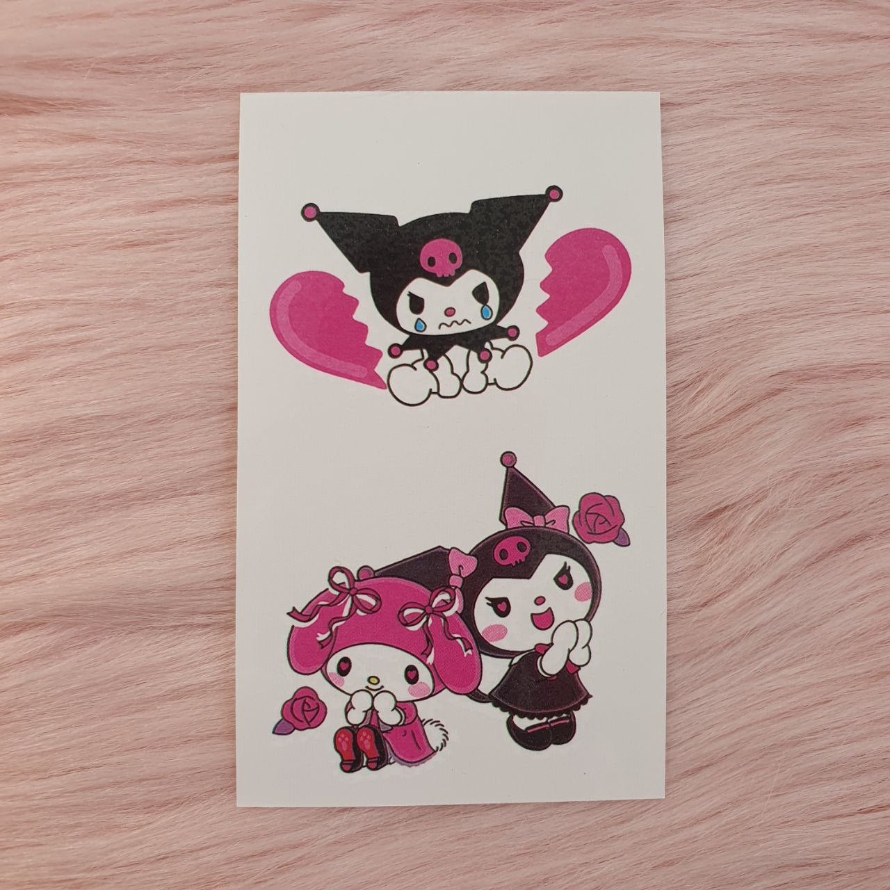 Tatuajes Temporales Kuromi Shein