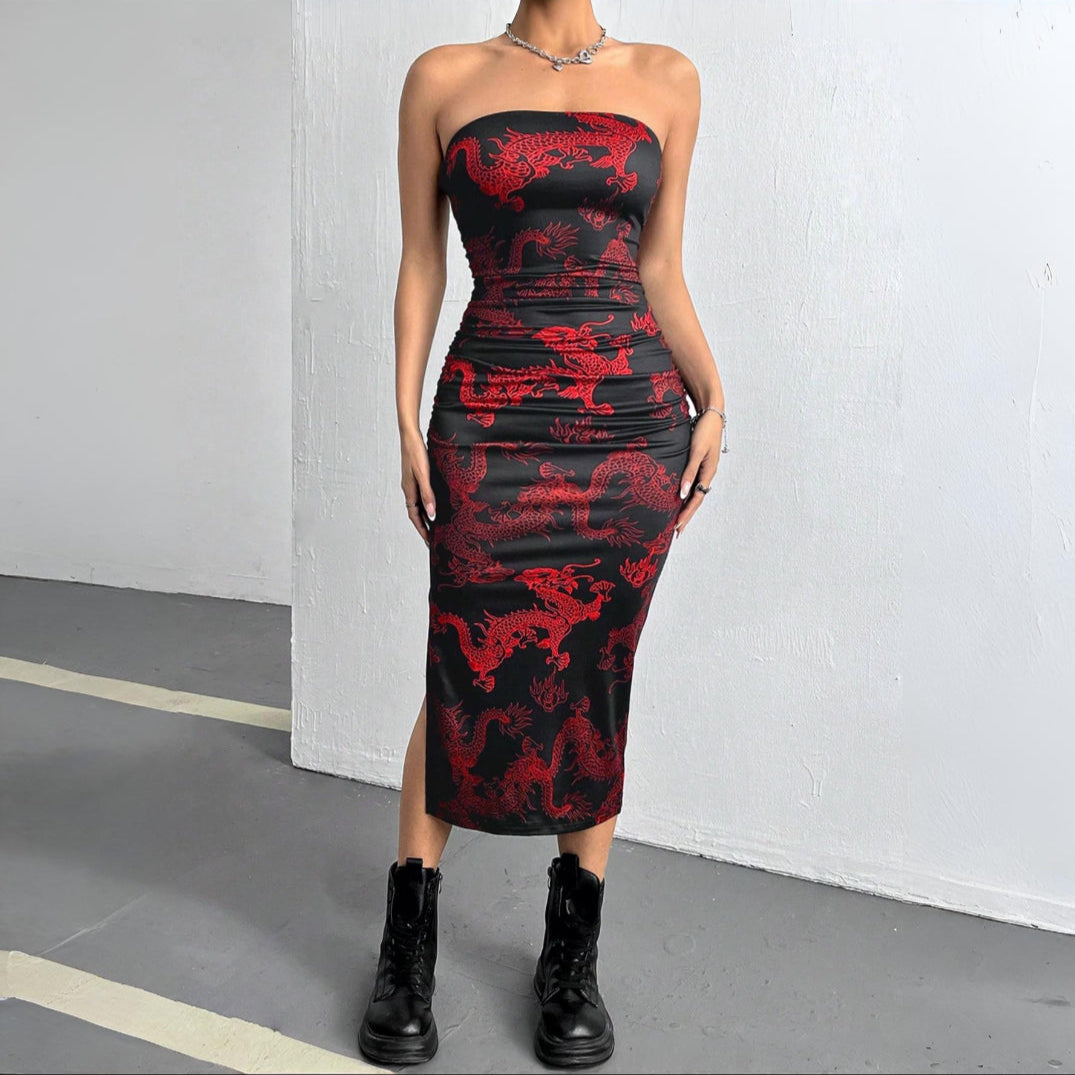Vestido Luna Roja SHEIN ICON