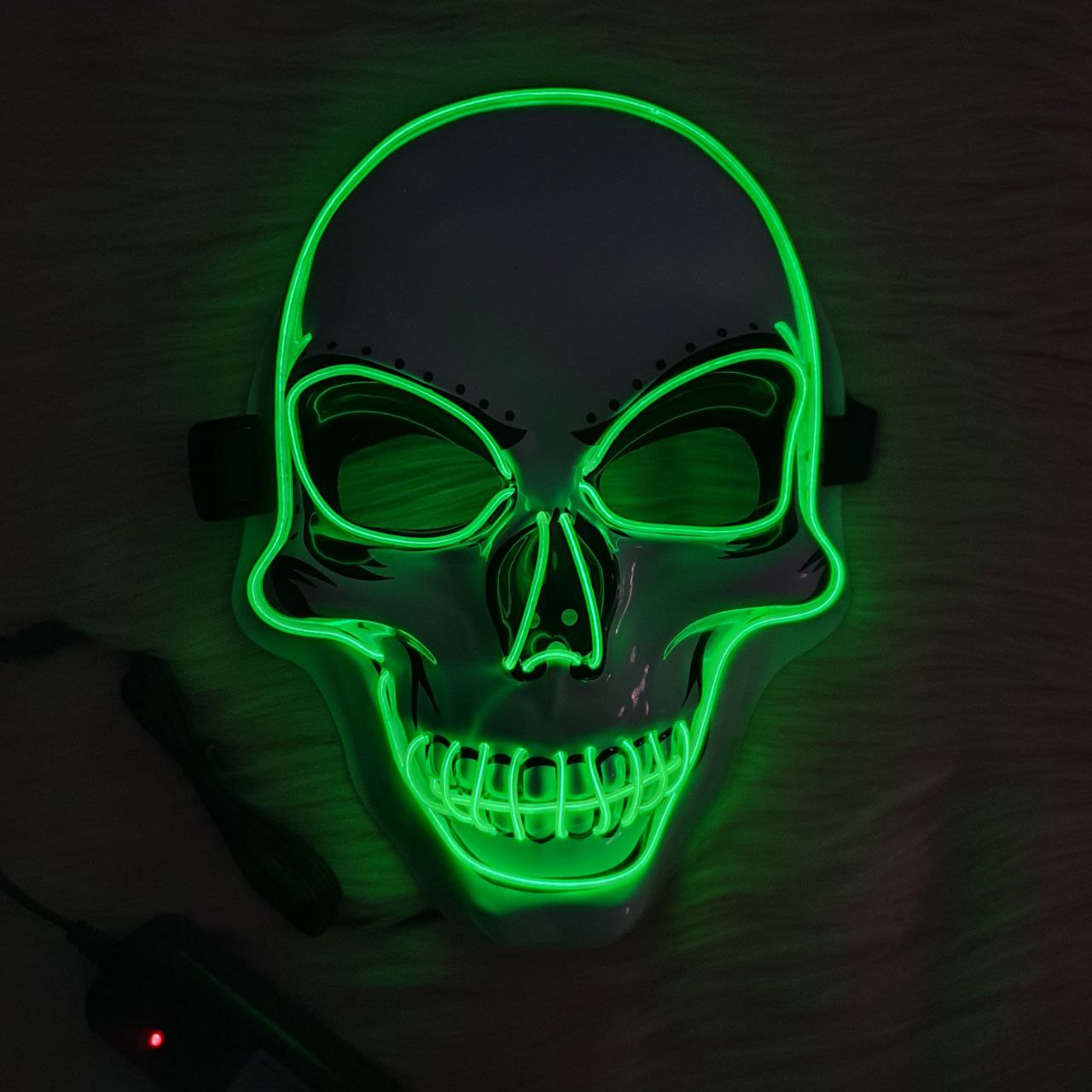 Máscara de Calavera LED Temu