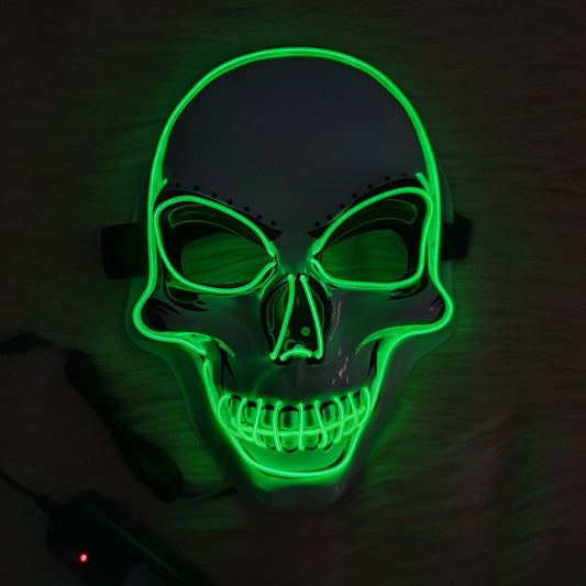 Máscara de Calavera LED Temu