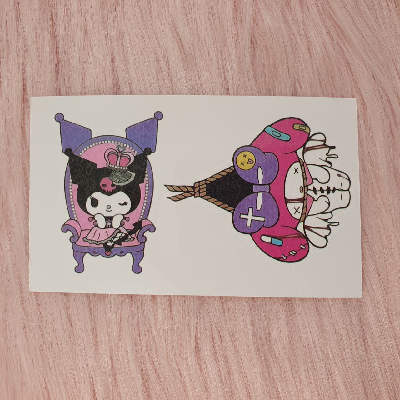 Tatuajes Temporales Kuromi Shein