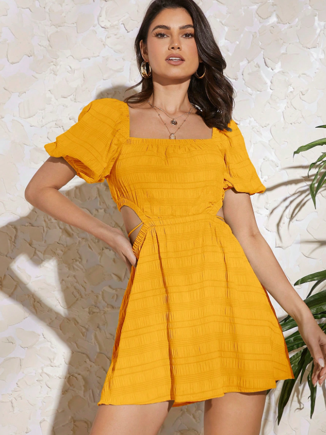 Vestido Campo Limón de Rosa