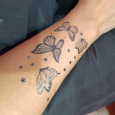 Tatuajes Temporales de Flores y más Shein