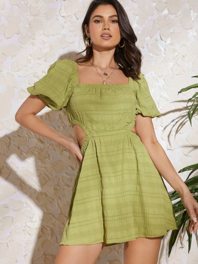 Vestido Campo Limón de Rosa